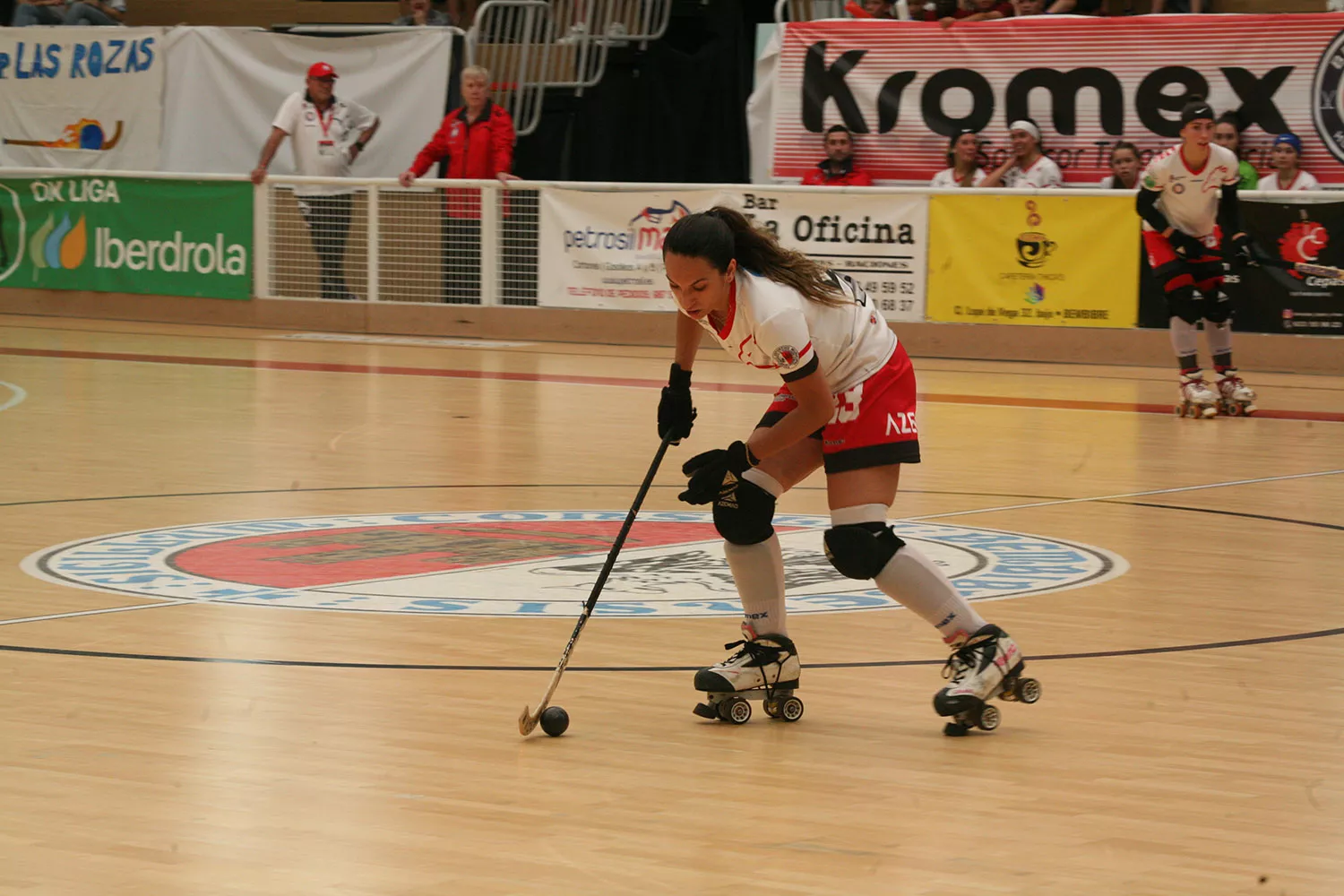 Gisela Vicente, jugadora del Bembibre Hockey Club.