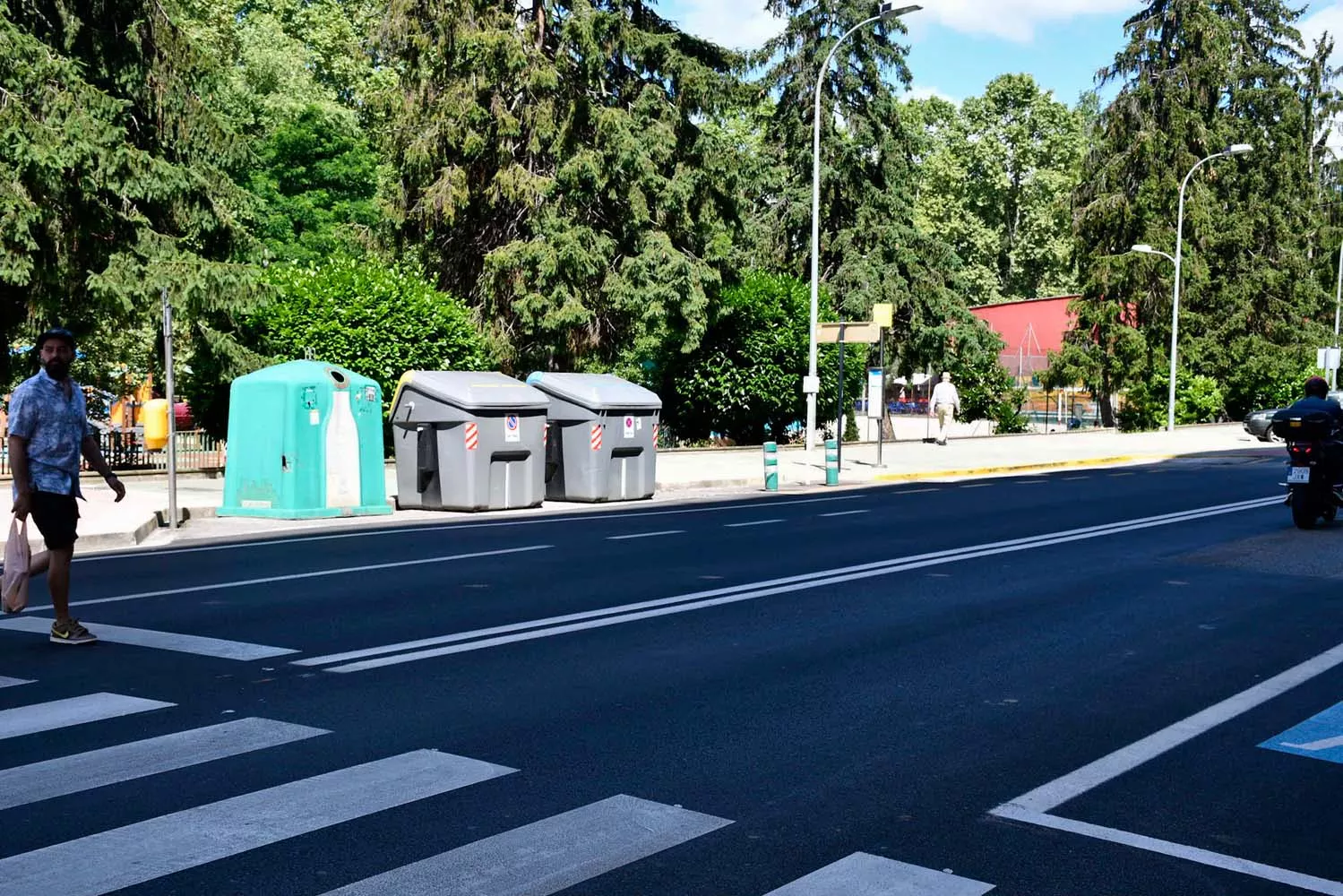 Obras de asfaltado en la avenida del Bierzo de Ponferrada (3)
