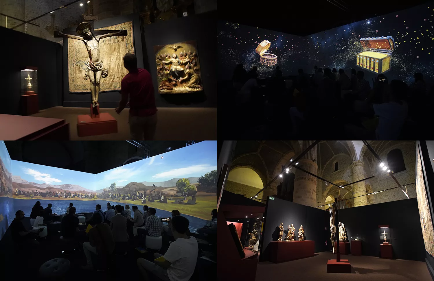 Las claves de las Edades del Hombre de Villafranca del Bierzo: Experiencia "inmersiva" y efectos audiovisuales entre sus monumentos