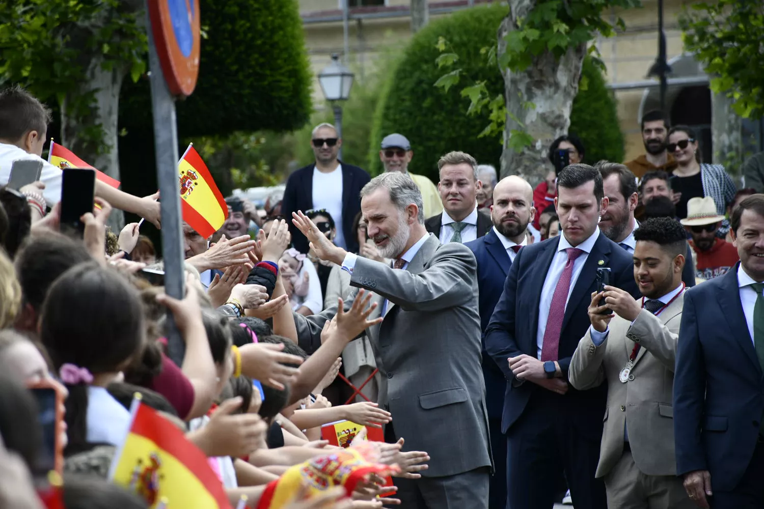 Visita del rey a Villafranca del Bierzo (1)