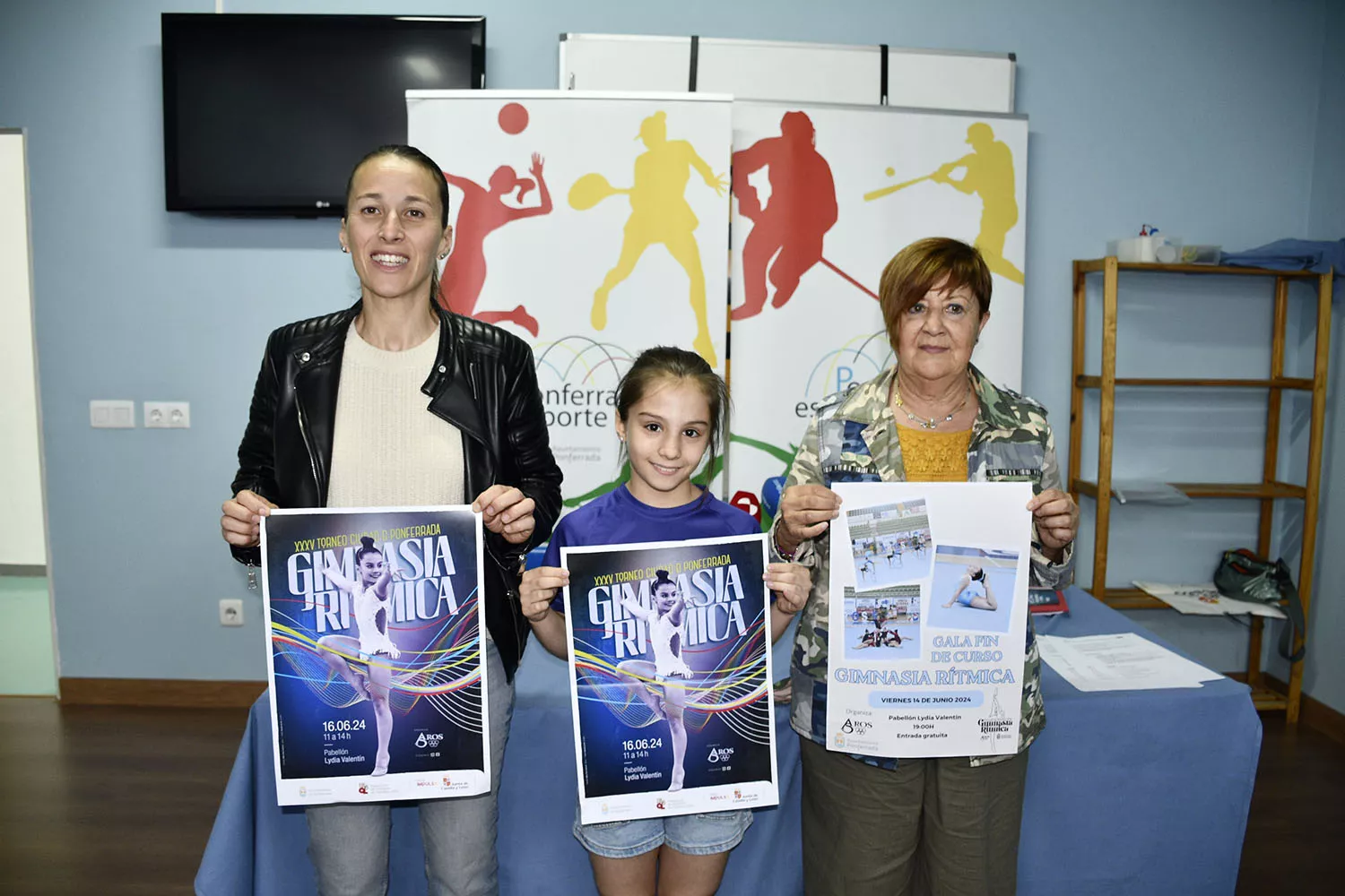 Presentación Torneo Ciudad de Ponferrada de gimnasia rítmica