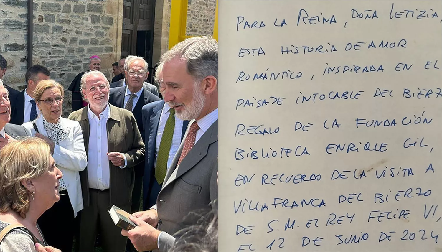 El rey Felipe VI lleva a la reina Letizia una primera edición de 'El Señor de Bembibre'