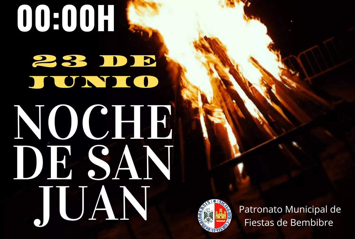 Bembibre celebra la noche de San Juan con bollo preñado, música y su tradicional hoguera