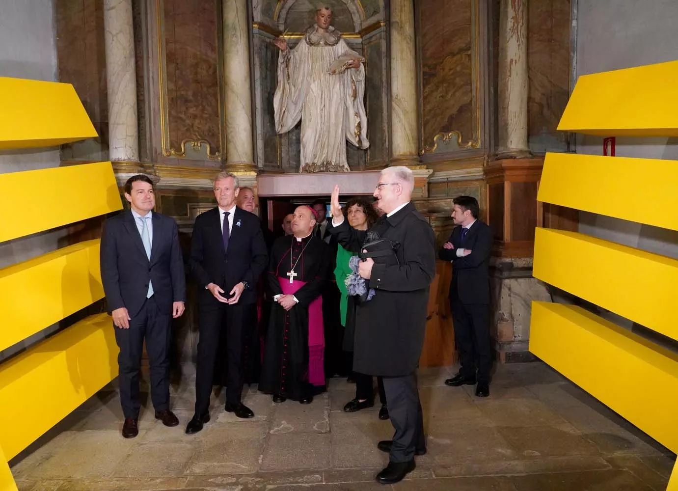 Inauguración de la exposición 'Hospitalitas' de La Edades del Hombre en Santiago de Compostela (3)