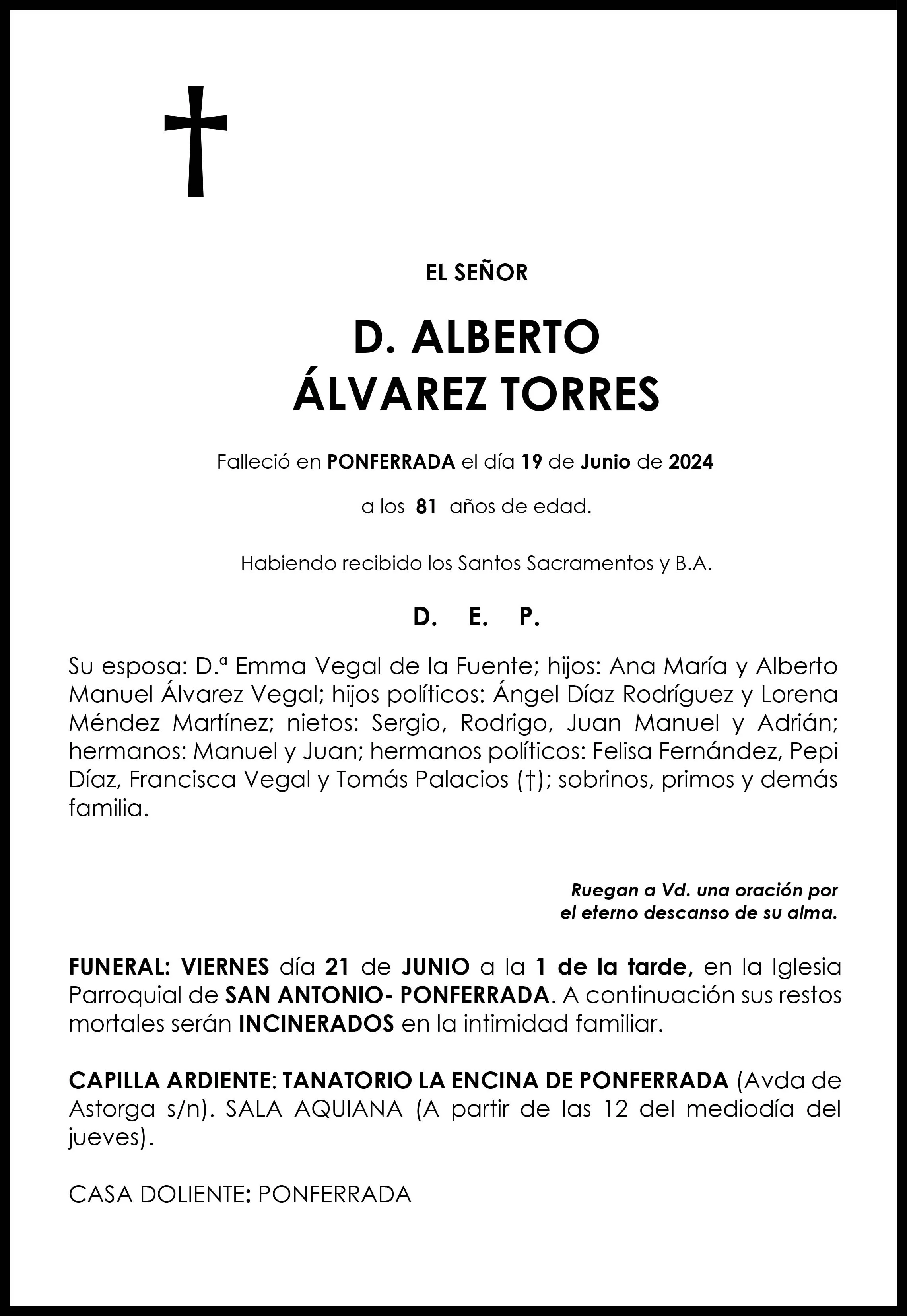 ALBERTO ALVAREZ TORRES