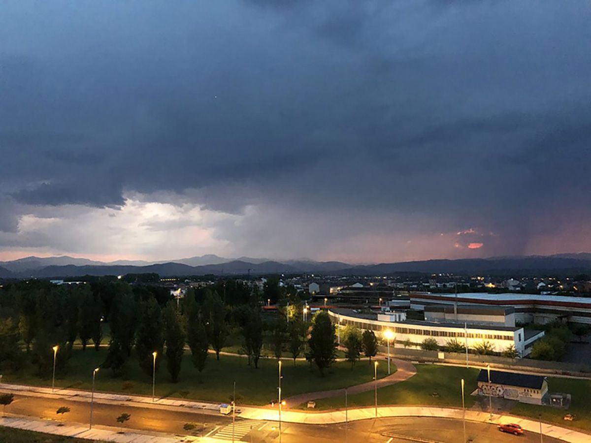 Tormenta de verano en El Bierzo