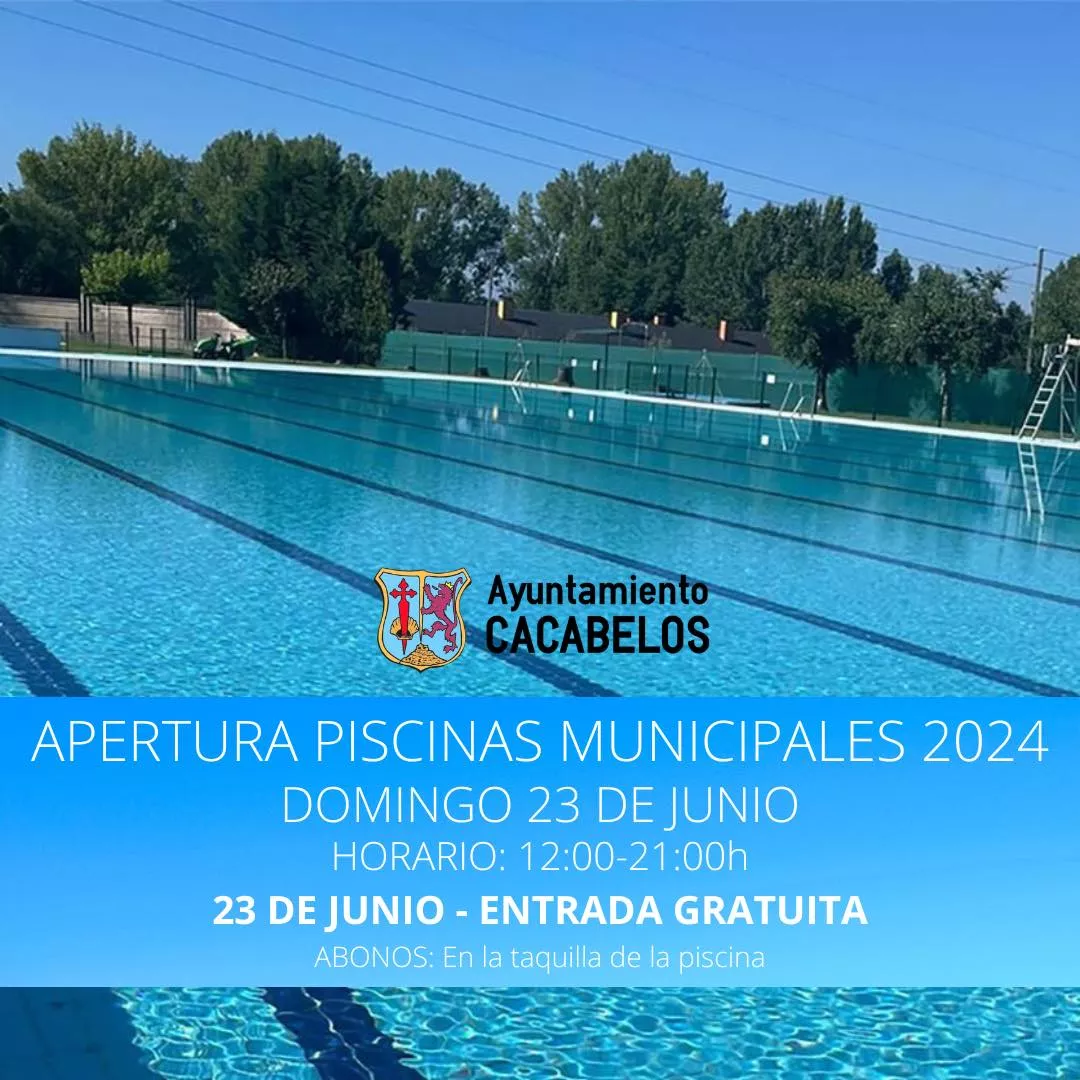 Apertura piscinas Cacabelos 2024