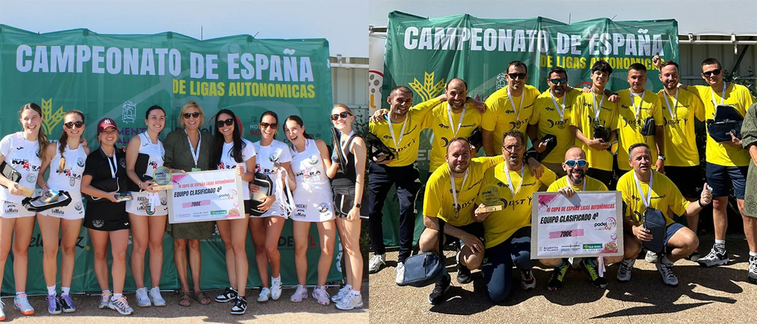 Los equipos bercianos Cacabelos Pádel Club y DST Food and Trucks disputarán el Campeonato de España en Barcelona