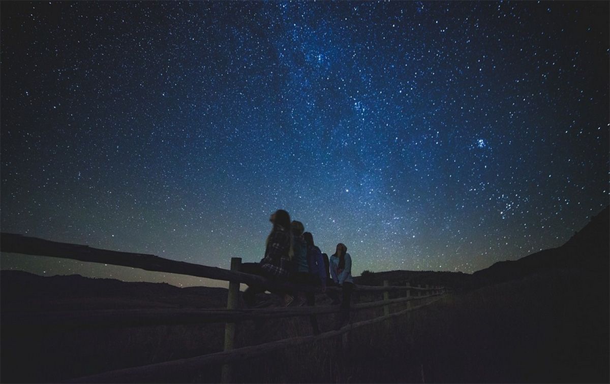 Lluvia de estrellas en Cacabelos