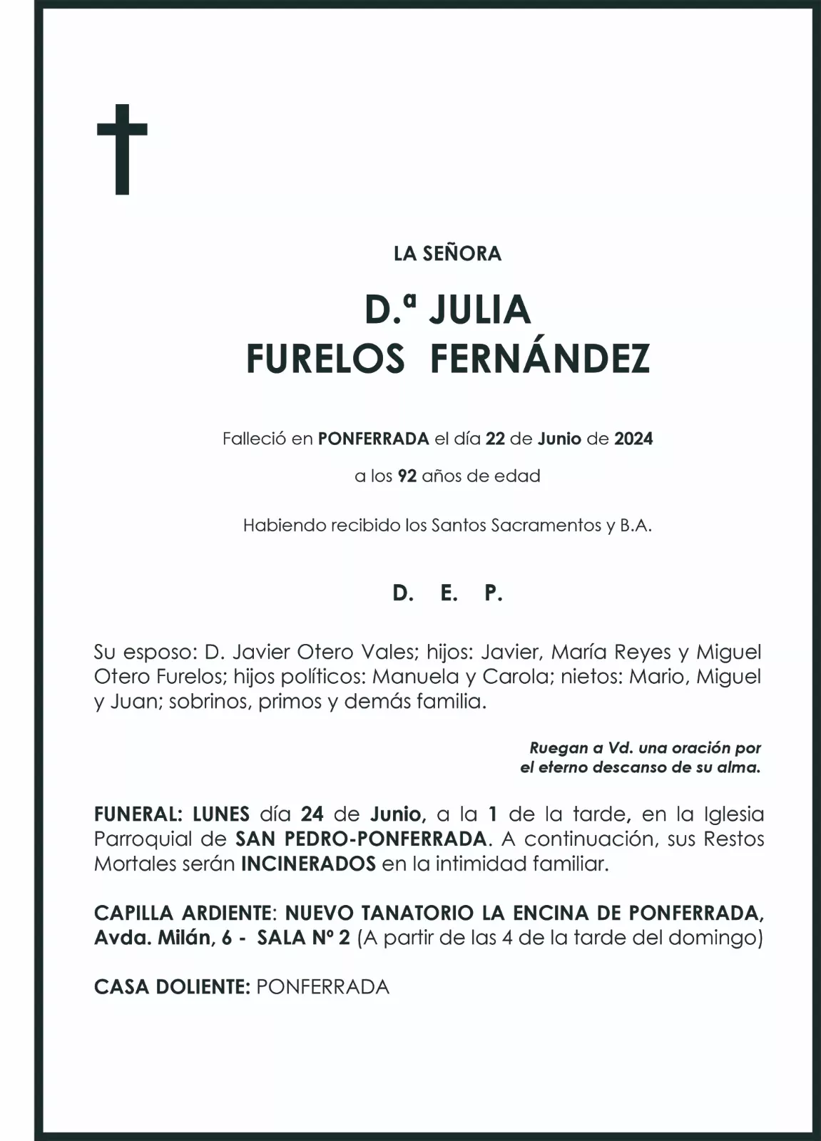 JULIA FURELOS FERNANDEZ