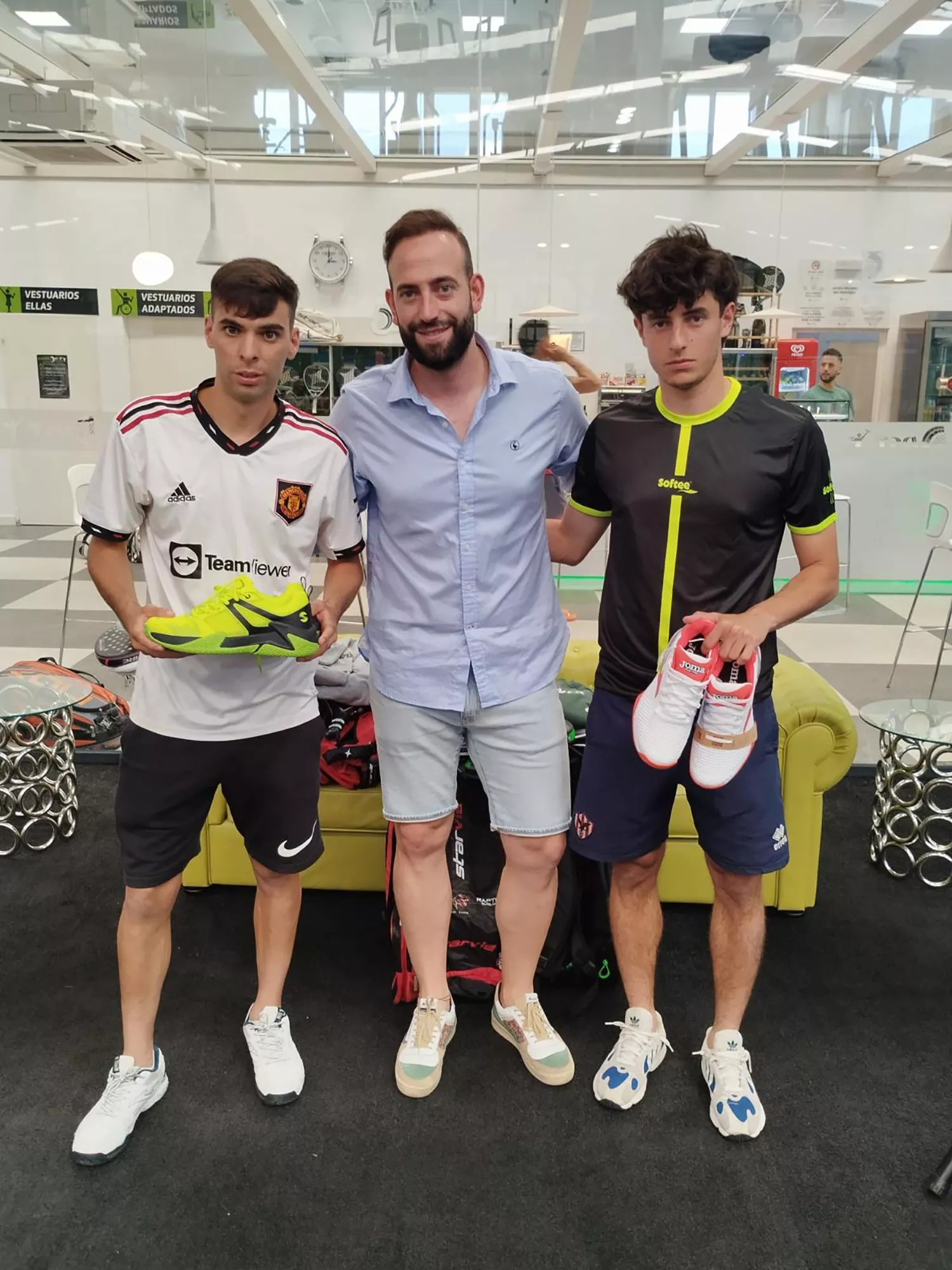 Subcampeones en la categoría tercera masculina