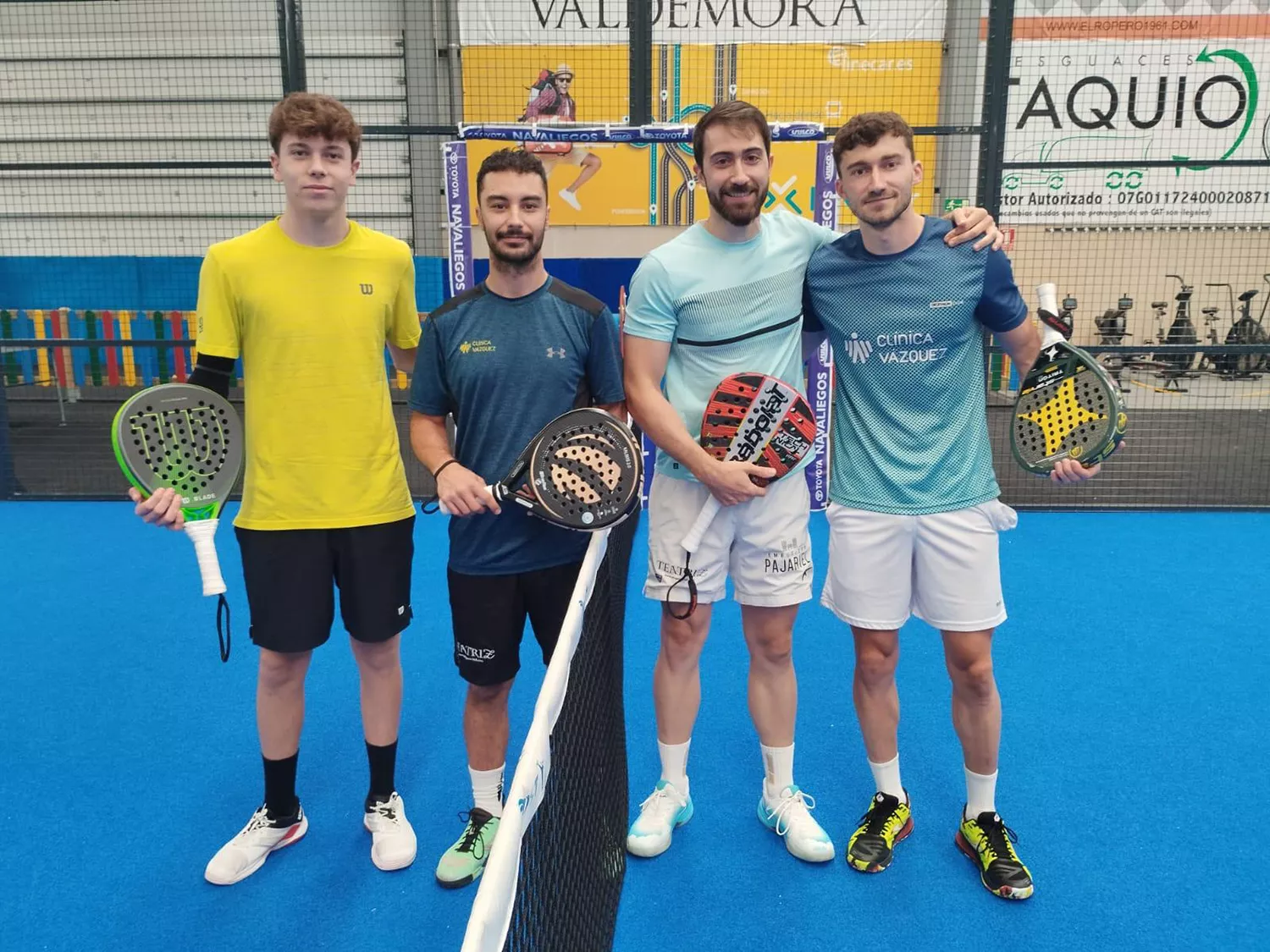 Participantes partido primera categoría masculina