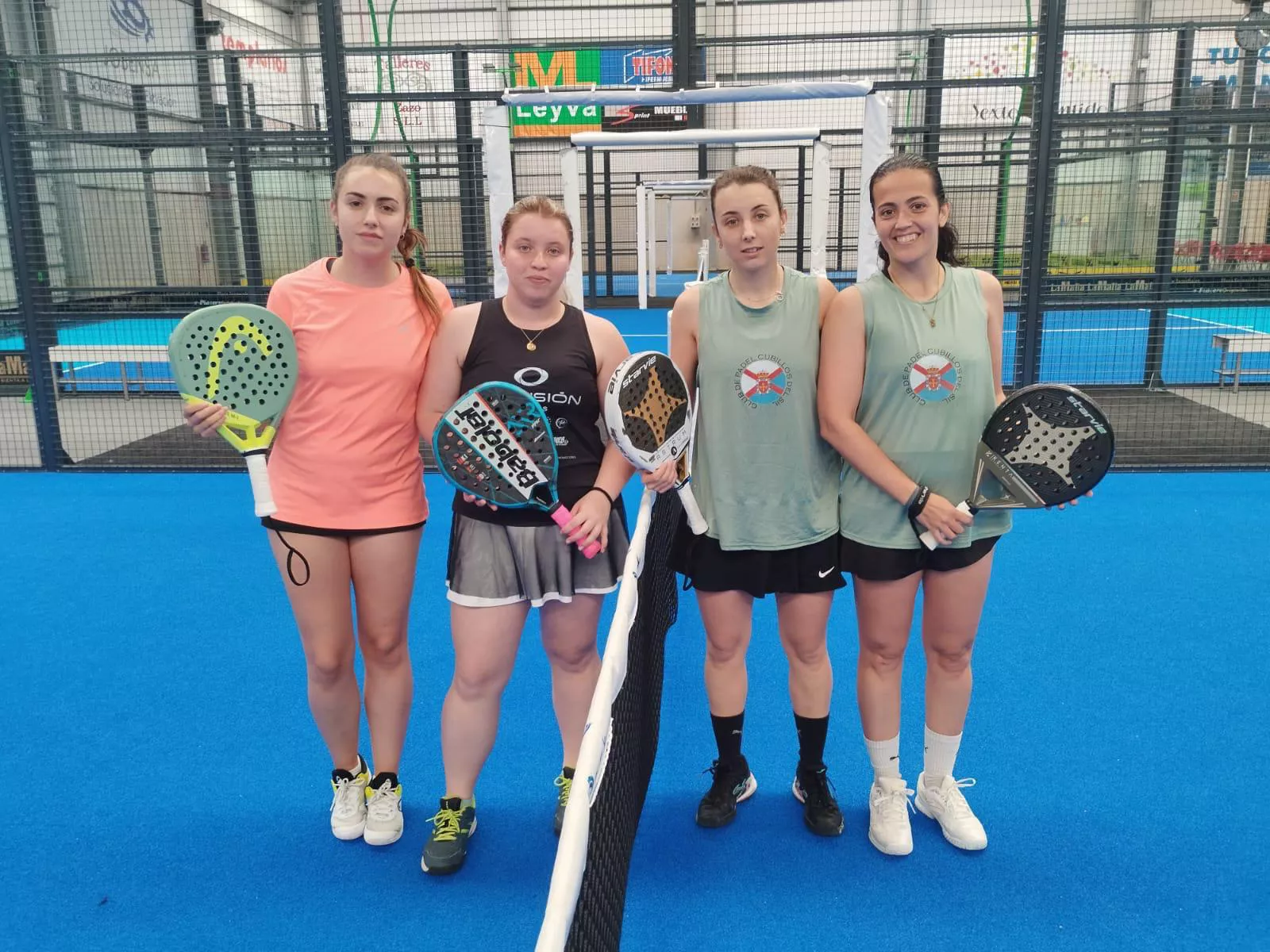 Participantes del partido de primera categoría femenina