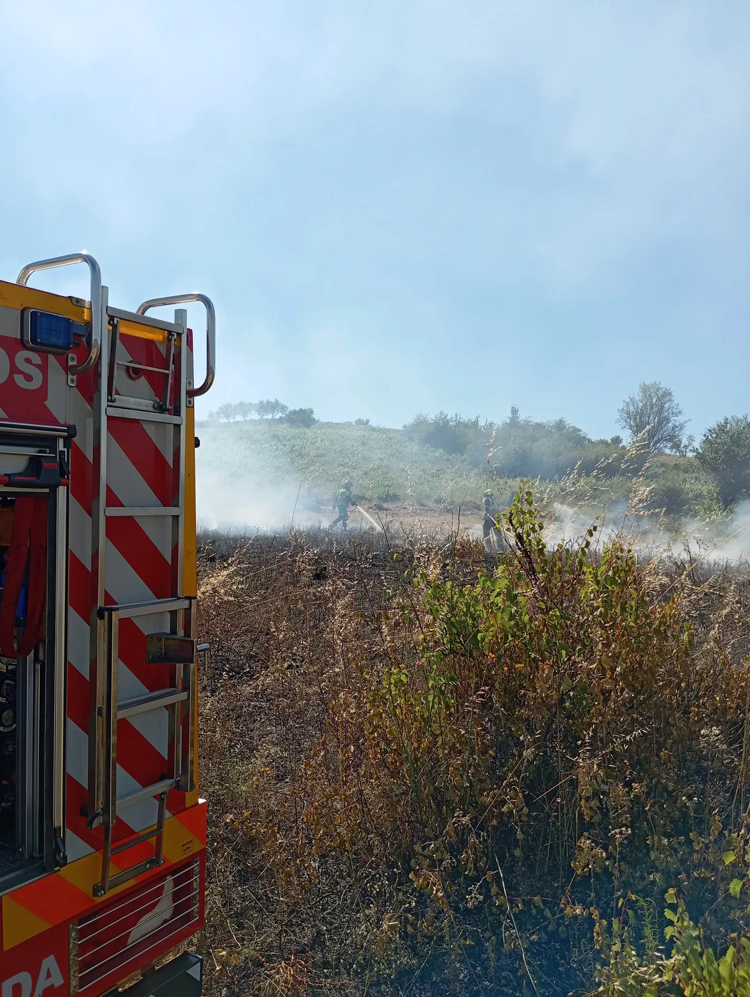 Varios vecinos de Toral de Merayo 'sorprenden' a un individuo prendiendo fuego en el mismo punto del incendio del pasado sábado 