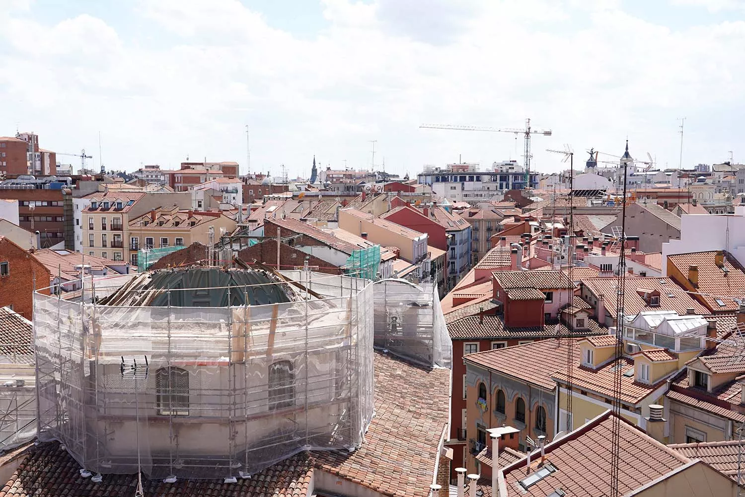 Se desploma la cúpula de la iglesia de la Vera Cruz en Valladolid 2