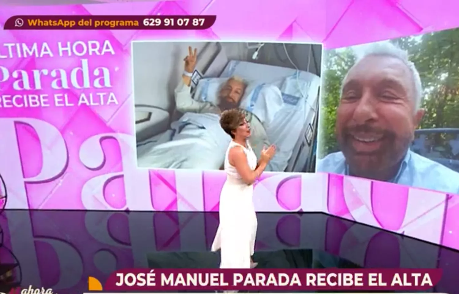 José Manuel Parada recibe el alta tras ser operado de urgencia en el Hospital del Bierzo