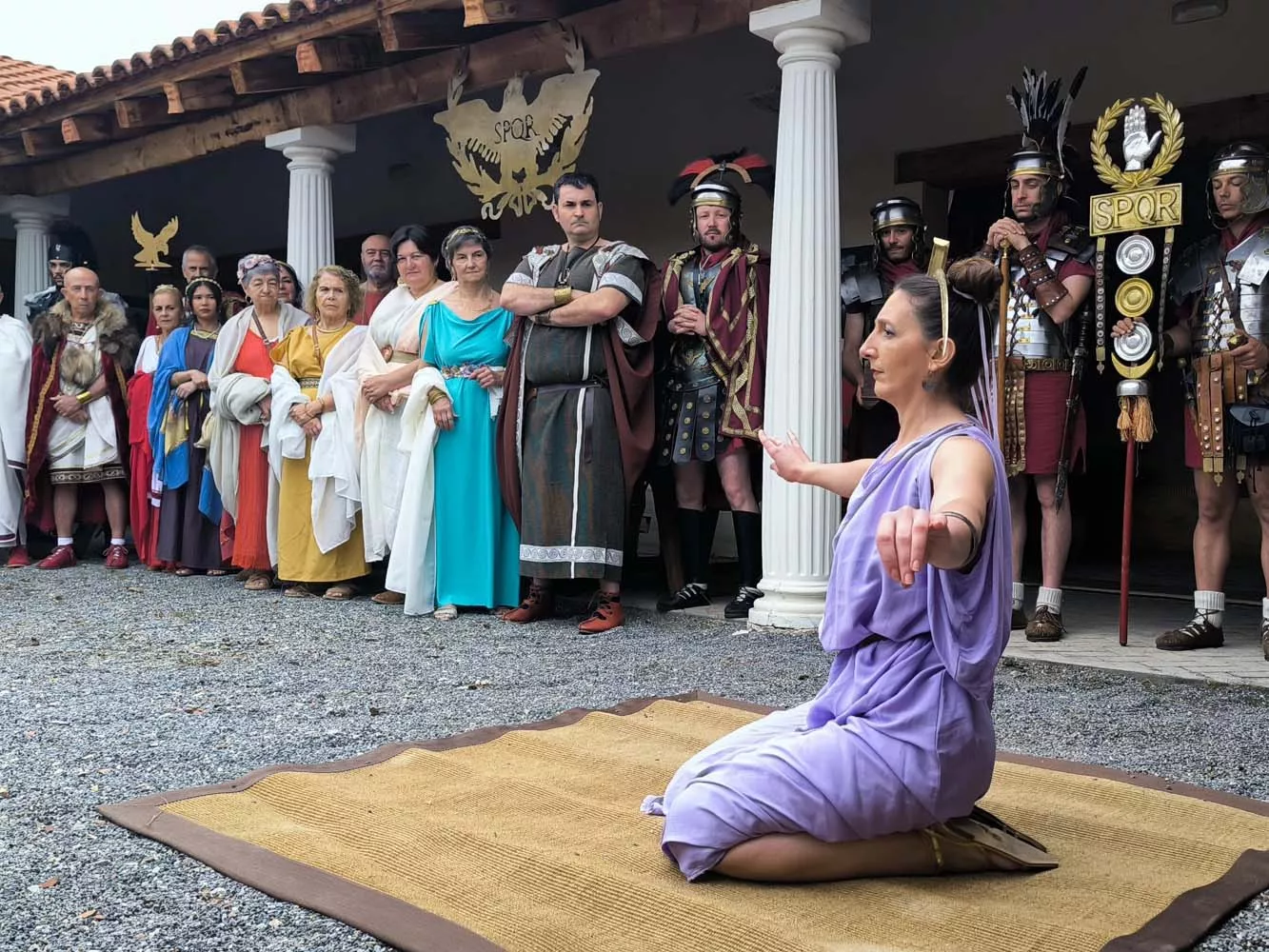 La primera recreación histórica Lvdvs Avrvm se celebró este sábado en Las Médulas (4)