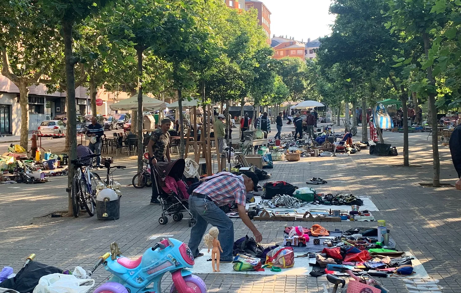 Suspendido el rastrillo de antigüedades de este domingo por la Noche Templaria de Ponferrada