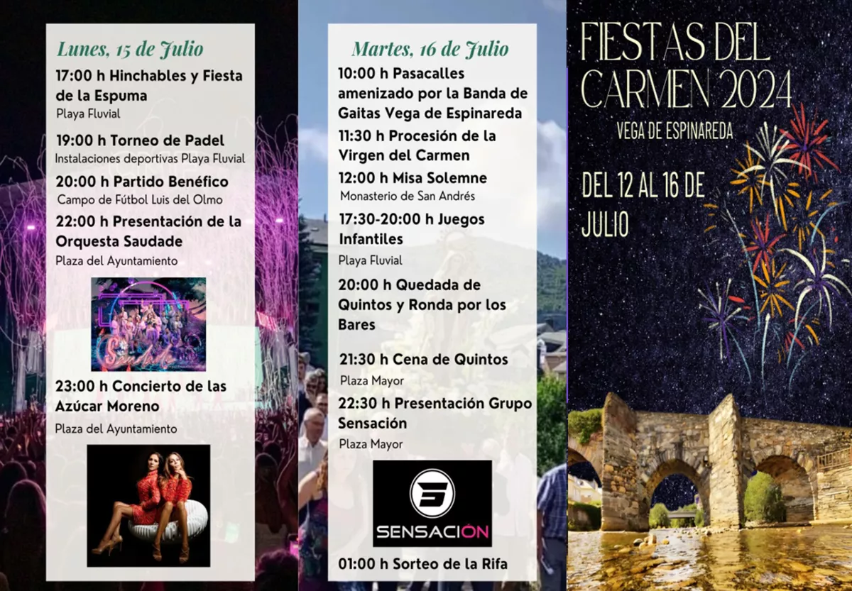 Programa Fiestas Vega de Espinareda