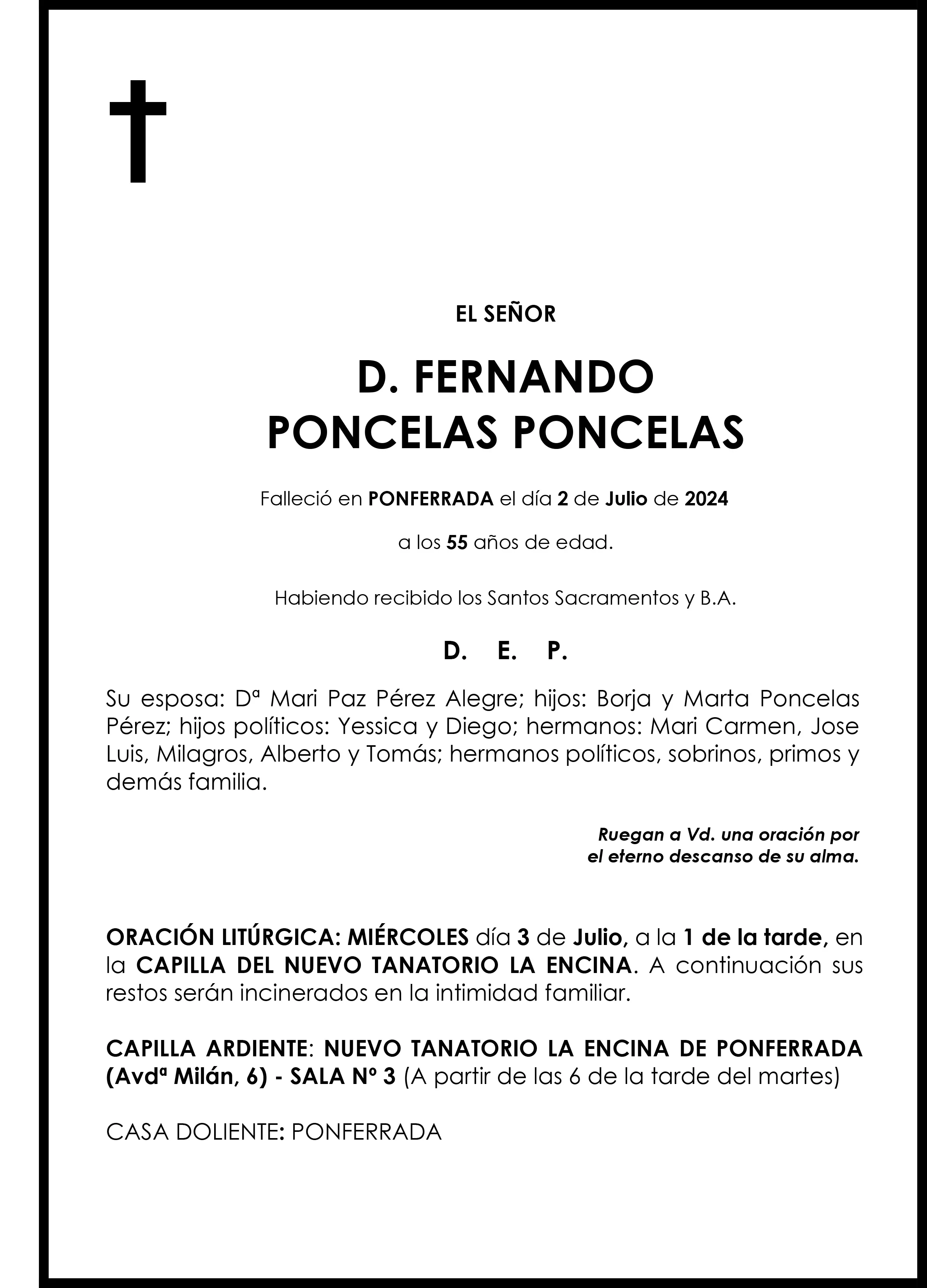 FERNANDO PONCELAS PONCELAS
