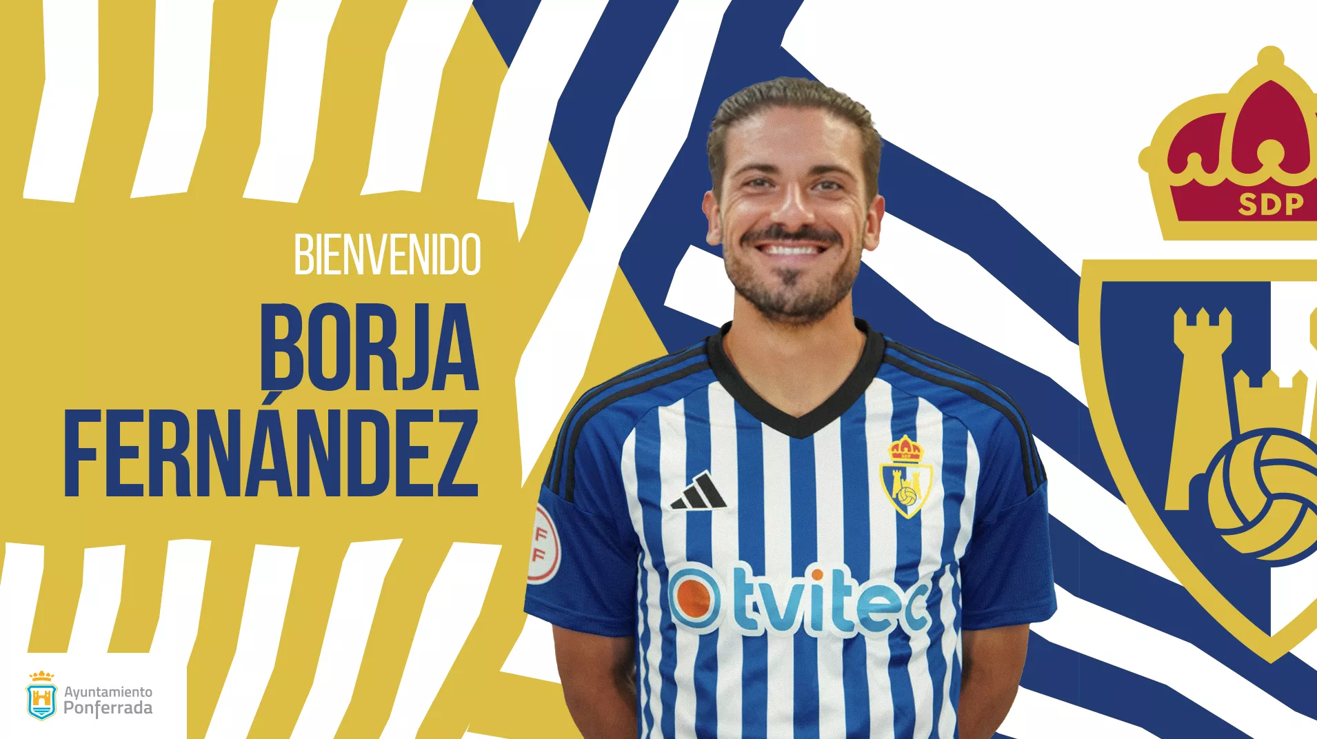 El centrocampista Borja Fernández se une a la Ponferradina | Foto: Ponferradina