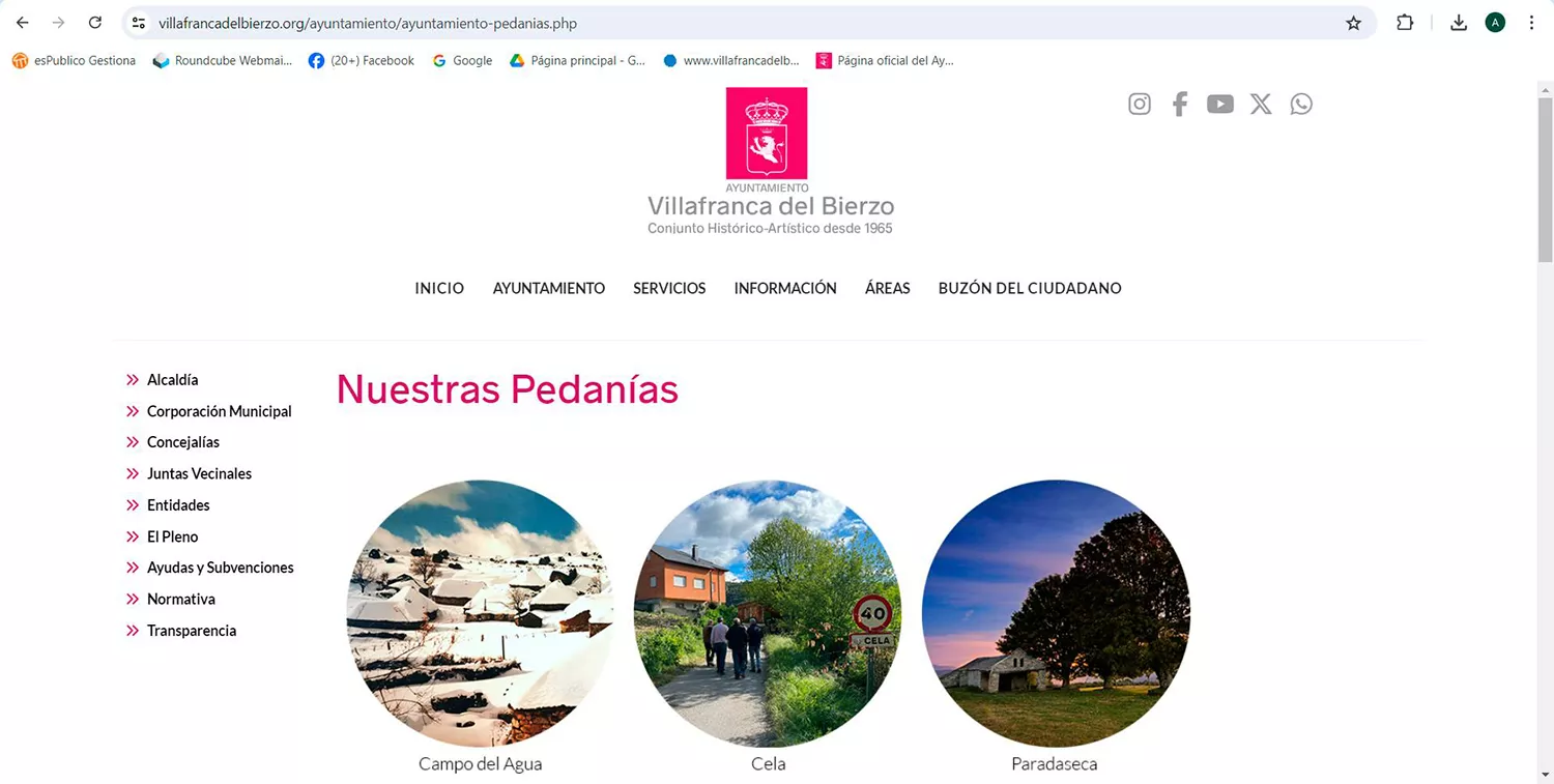 Villafranca del Bierzo presenta el nuevo portal web del Ayuntamiento con una sección de Las Edades del Hombre