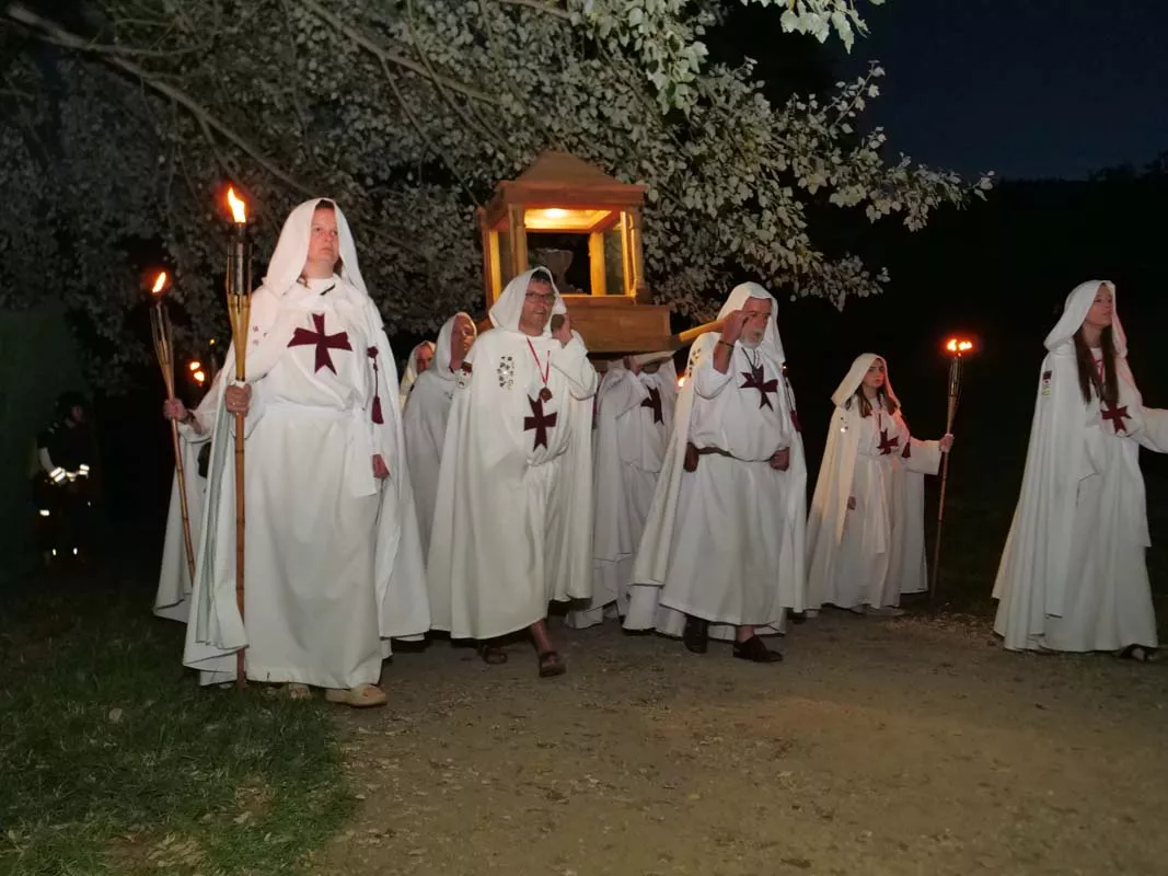 Ponferrada renueva sus votos con el misterio del Temple