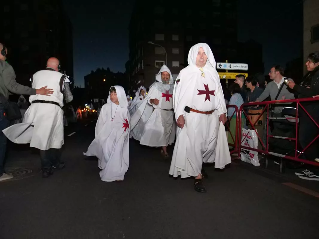 Ponferrada renueva sus votos con el misterio del Temple