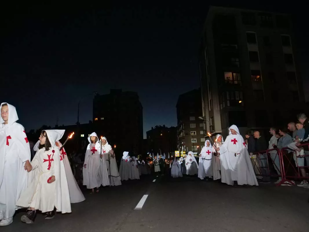 Ponferrada renueva sus votos con el misterio del Temple