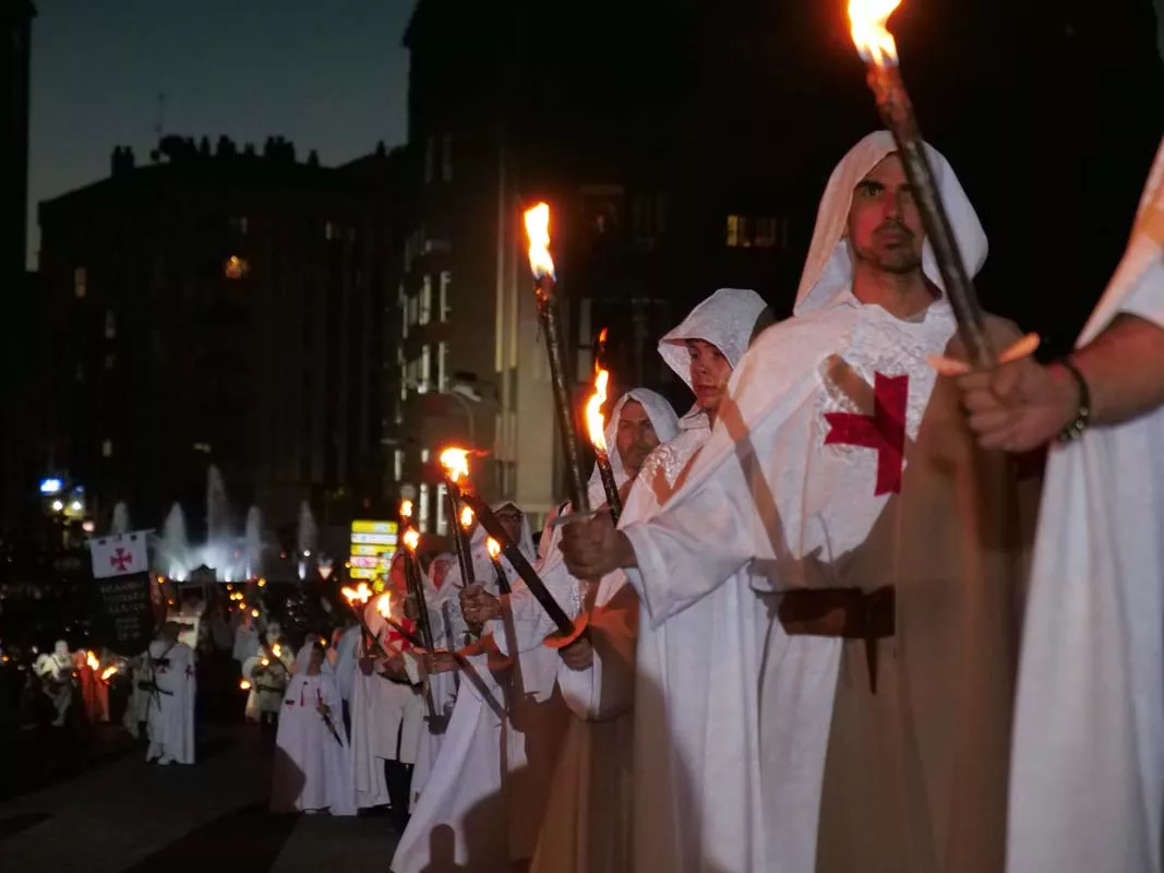 Ponferrada renueva sus votos con el misterio del Temple