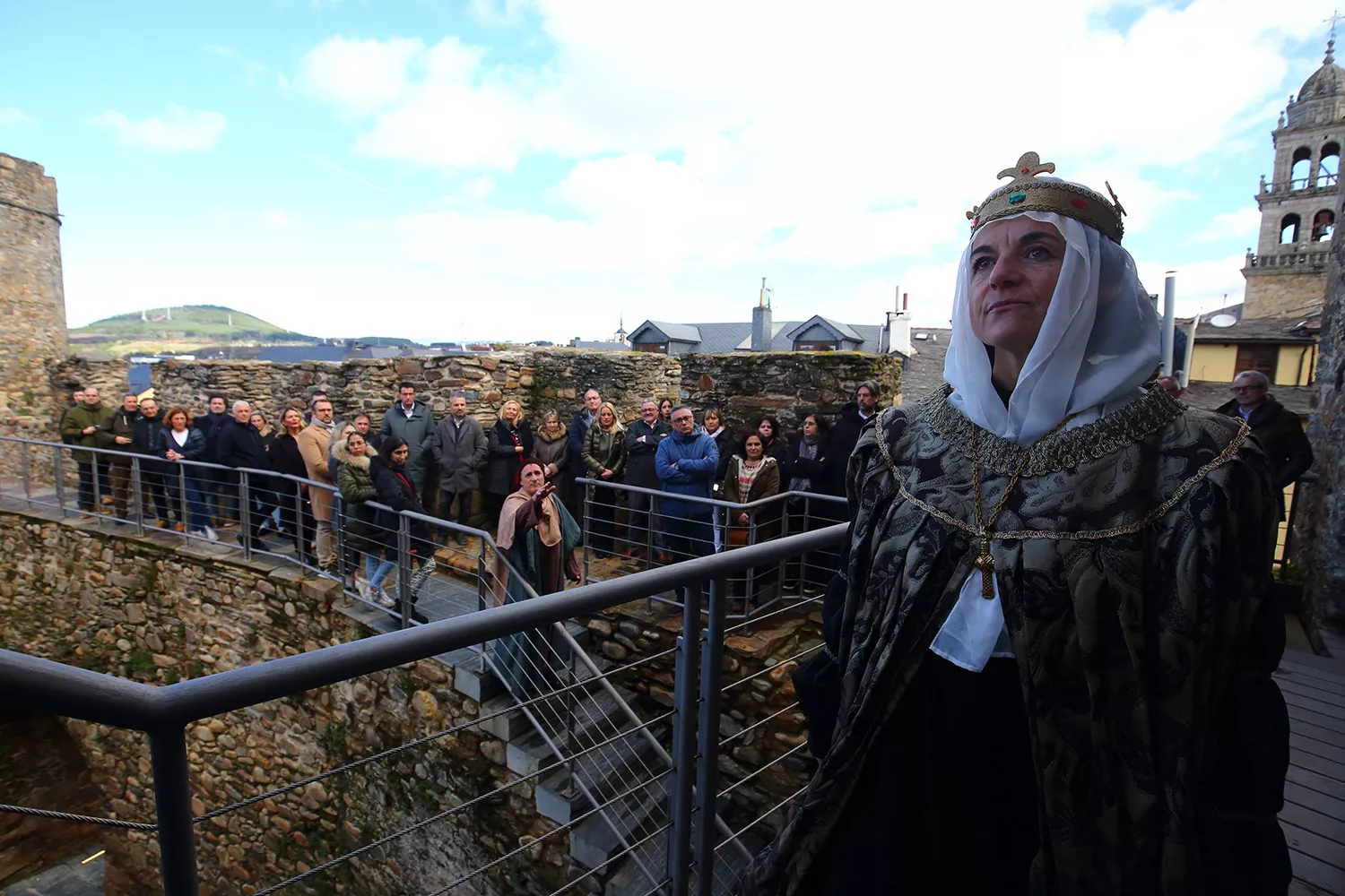 Visita teatralizada al Castillo de los Templarios a cargo de la compañía Conde Gatón 1