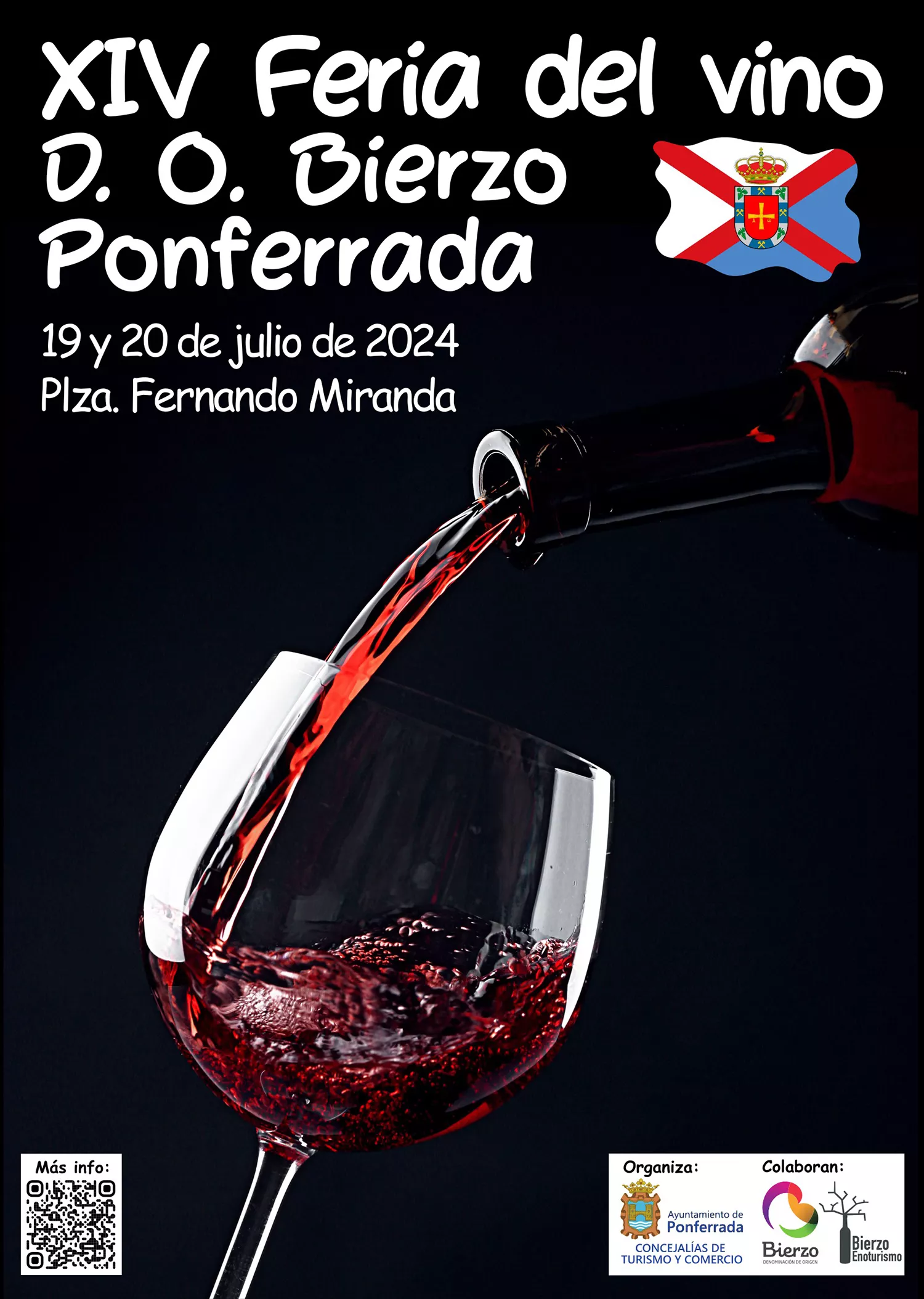 Cartel Feria del Vino de Ponferrada