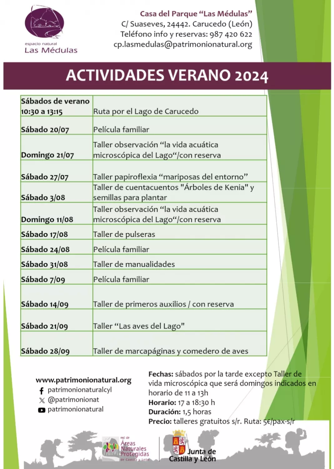 CARTEL ACTIVIDADES VERANO 2024 CDP LAS MÉDULAS 20240711 111924