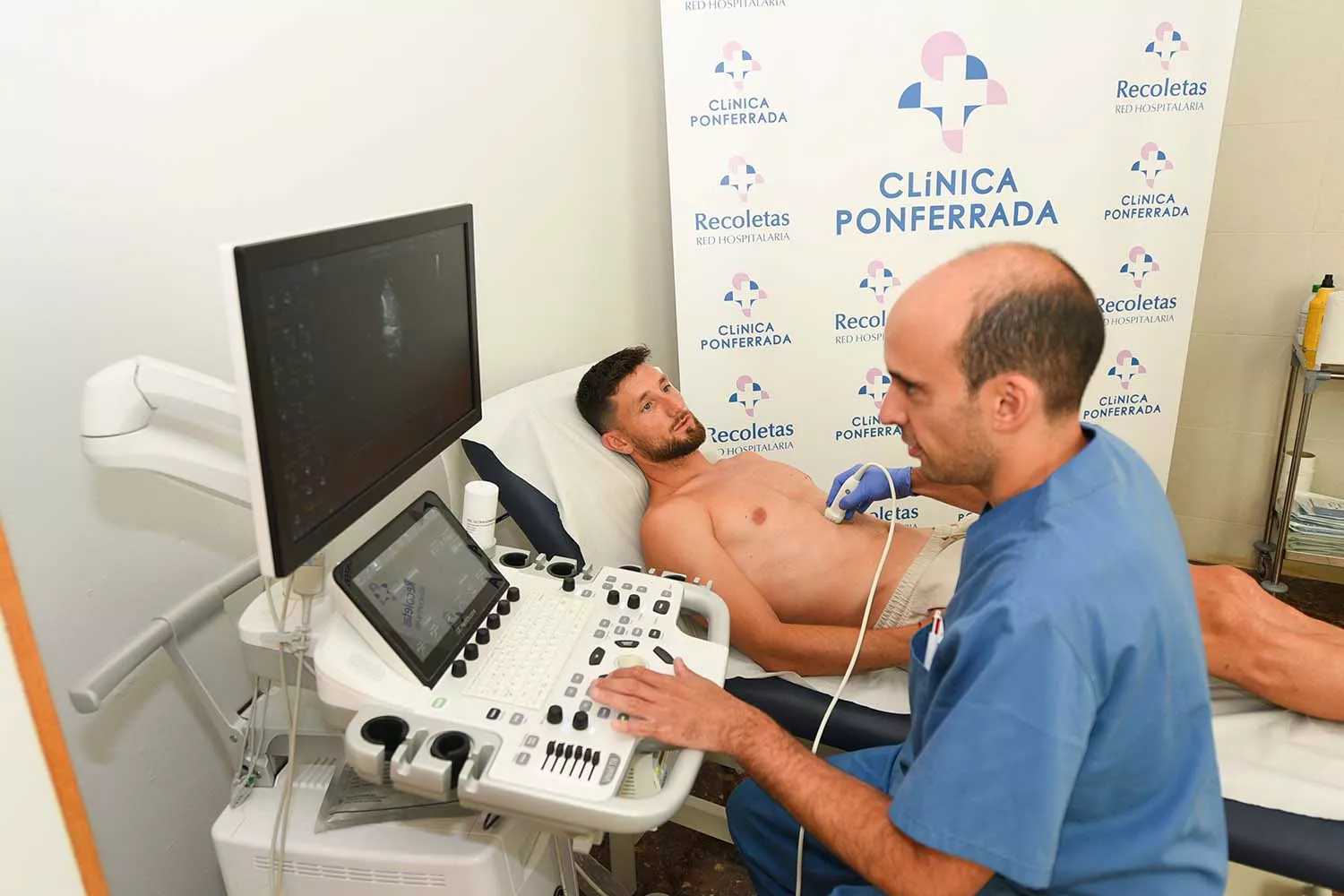 Imagen del reconocimiento médico en Clínica Ponferrada