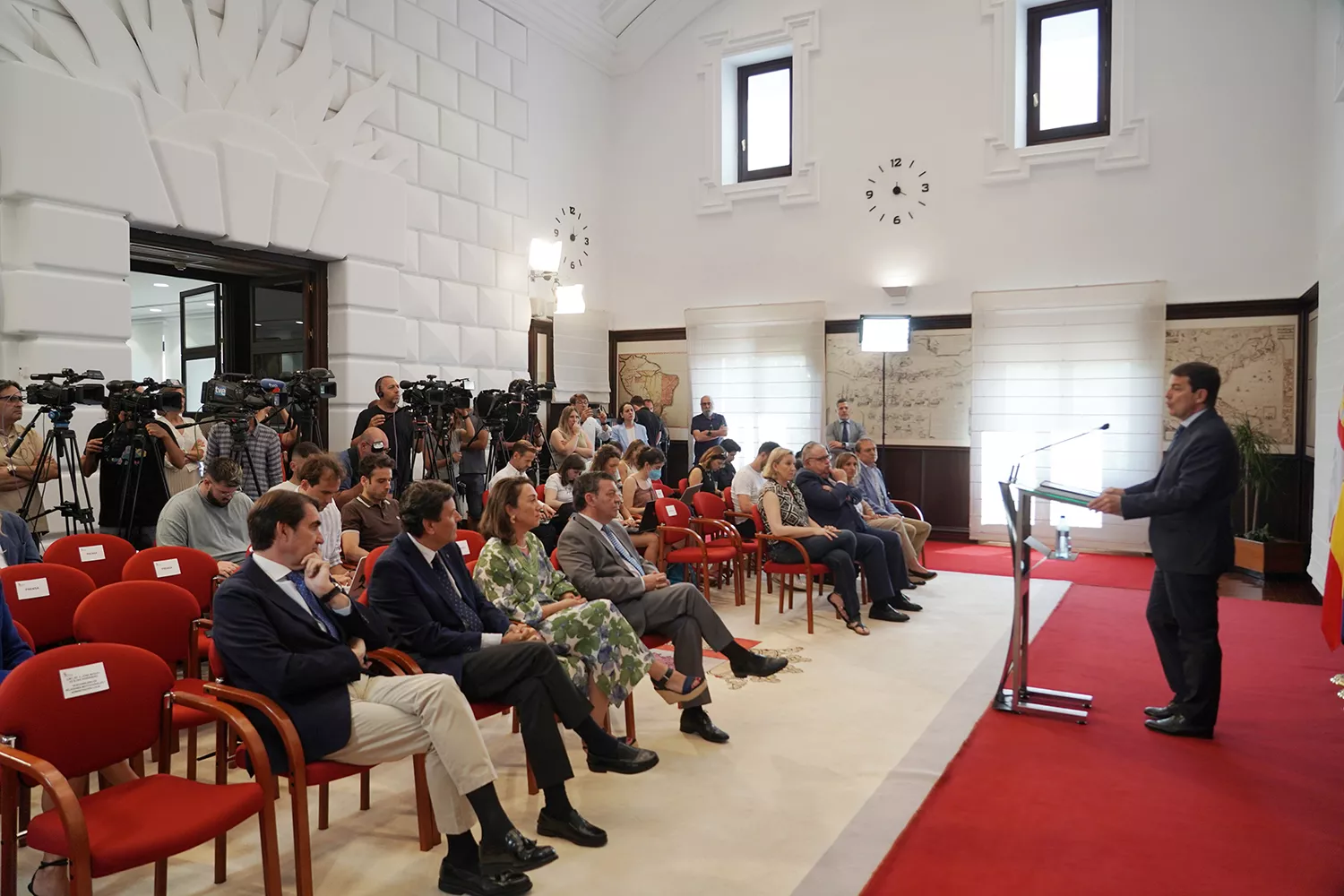 Rueda de prensa del presidente de la Junta, Alfonso Fernández Mañueco 