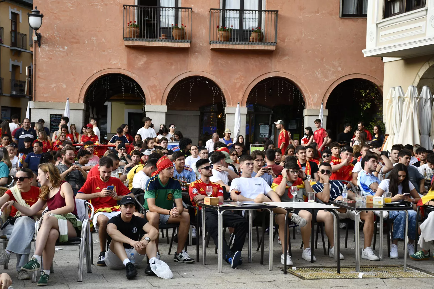 Ponferrada vive la final de la Eurocopa