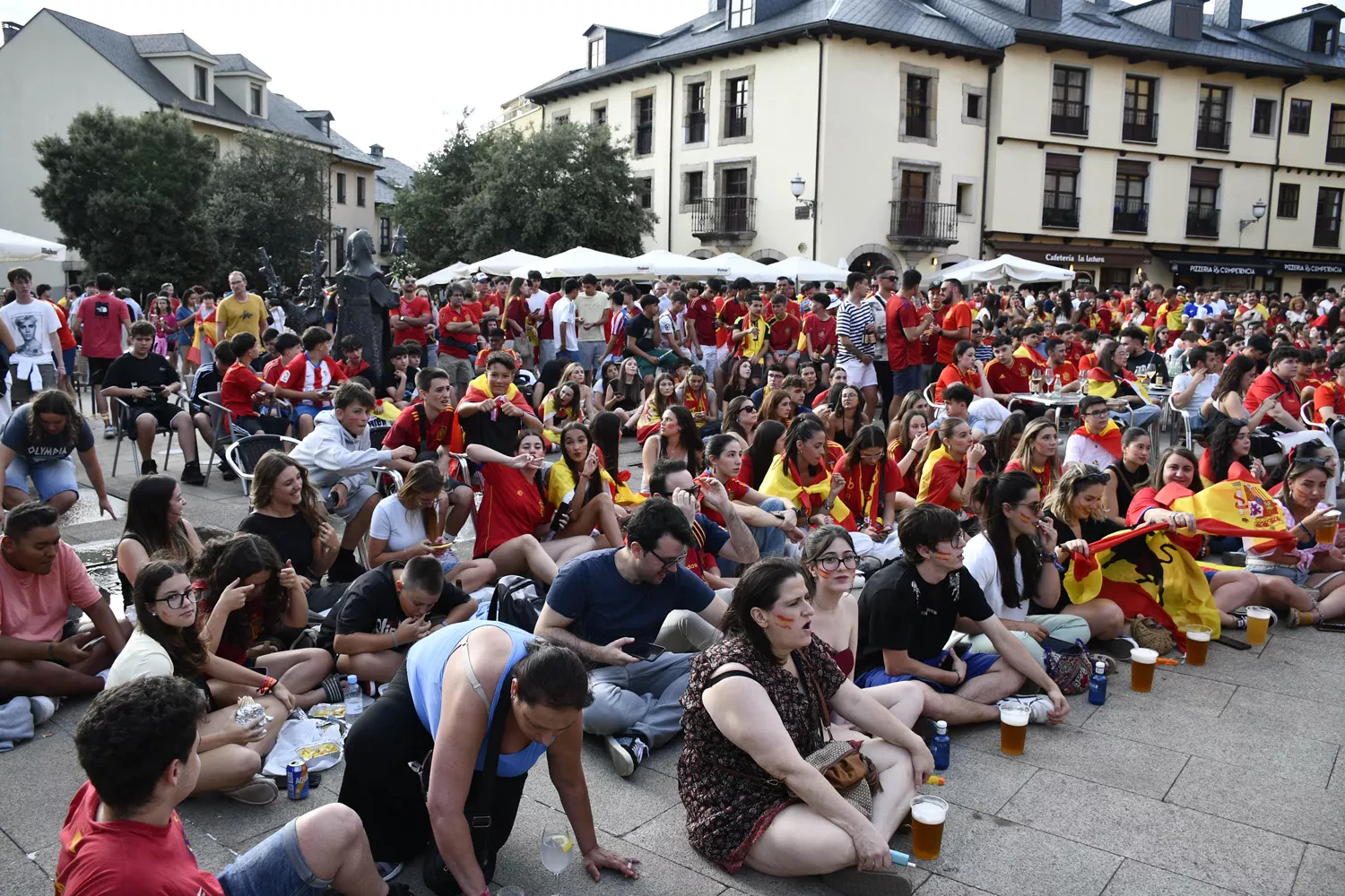 Ponferrada vive la final de la Eurocopa