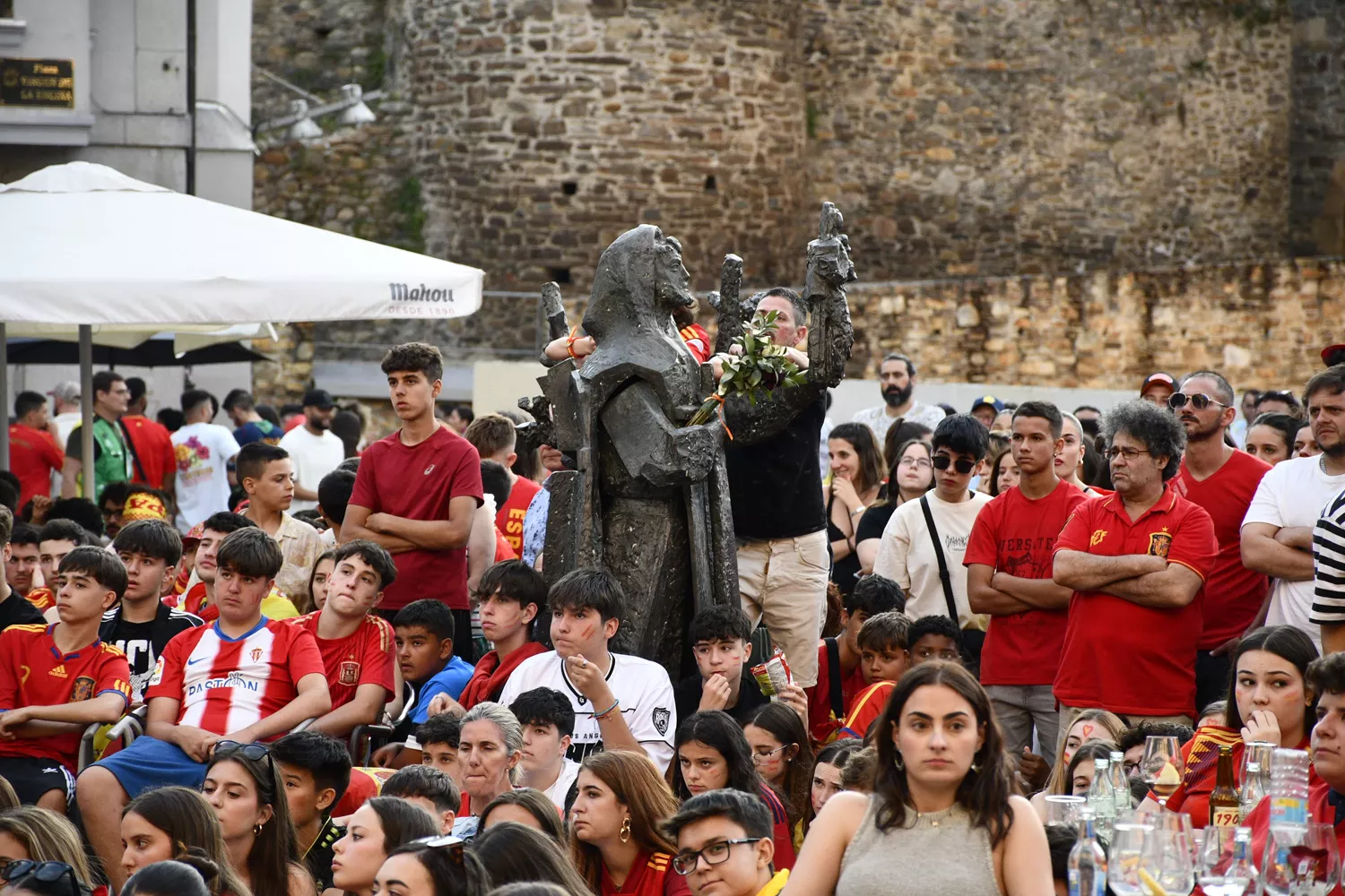 Ponferrada vive la final de la Eurocopa