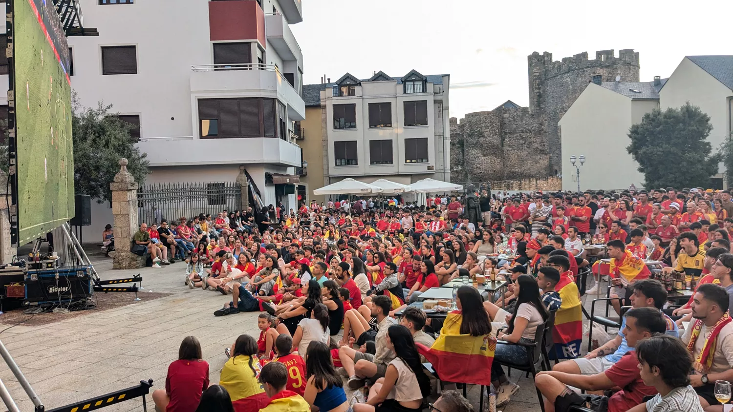 Ponferrada vive la final de la Eurocopa