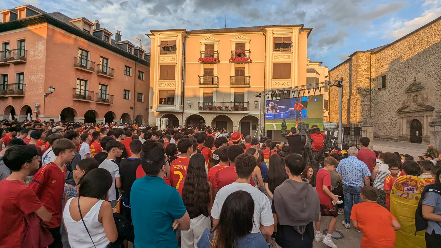 Ponferrada vive la final de la Eurocopa