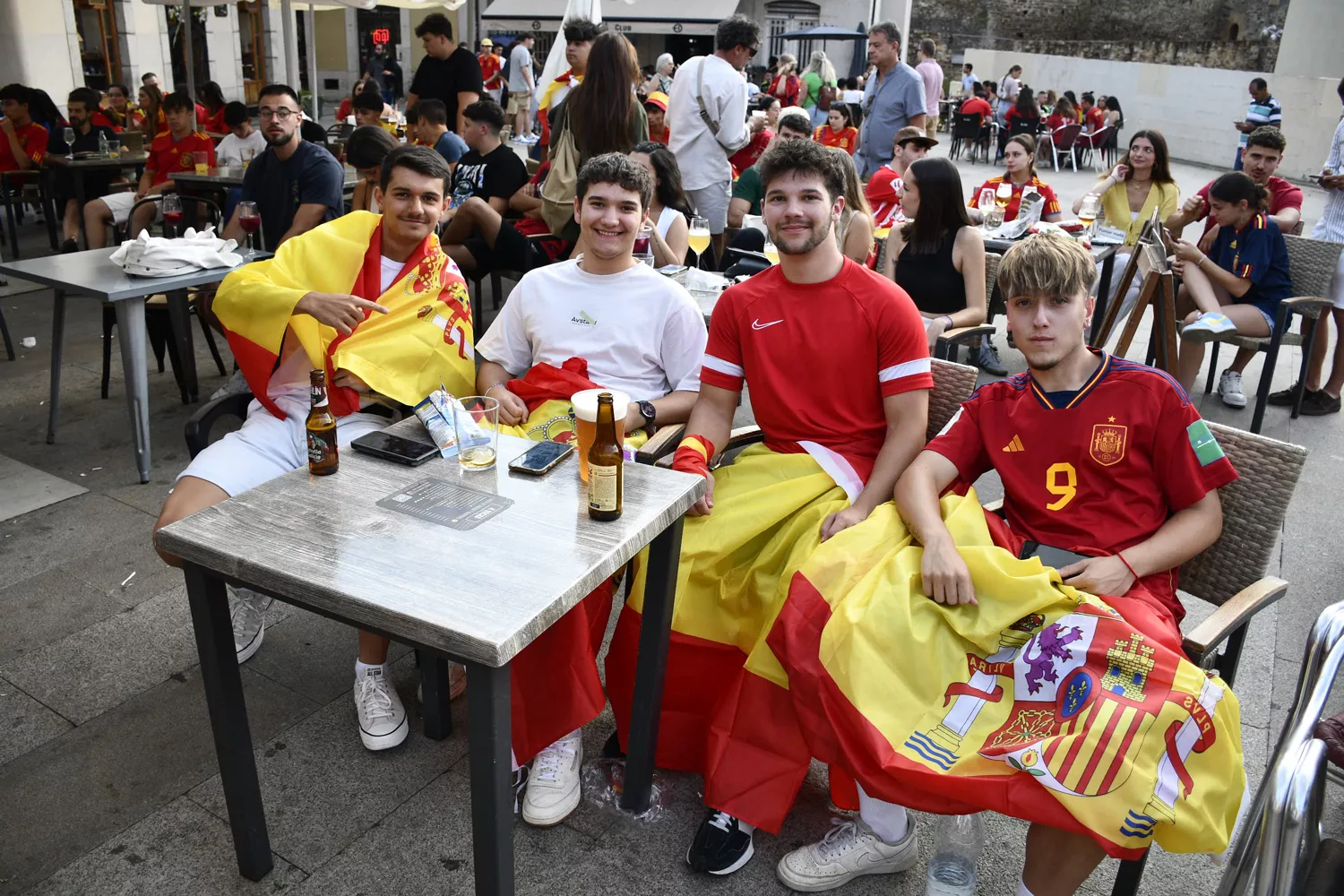 Ponferrada vive la final de la Eurocopa