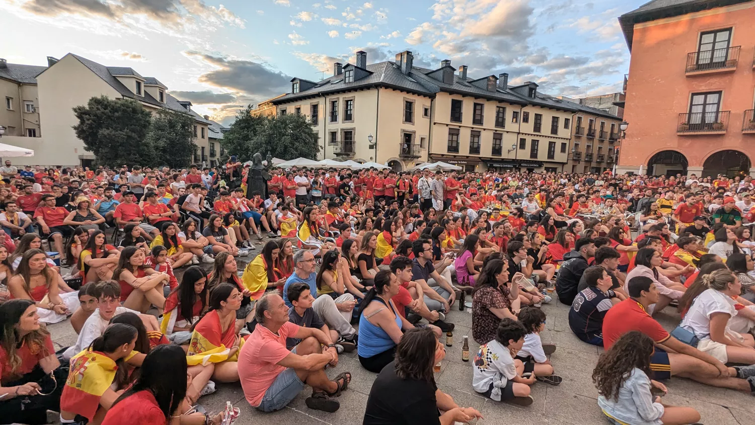 Ponferrada vive la final de la Eurocopa