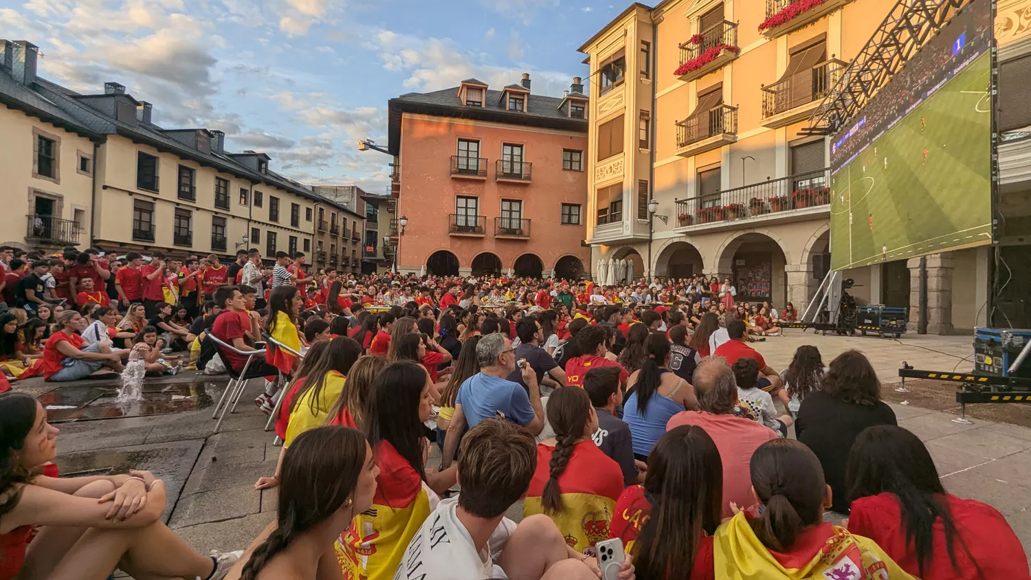 Ponferrada vive la final de la Eurocopa