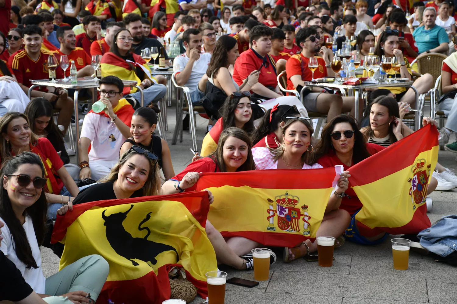 Ponferrada vive la final de la Eurocopa