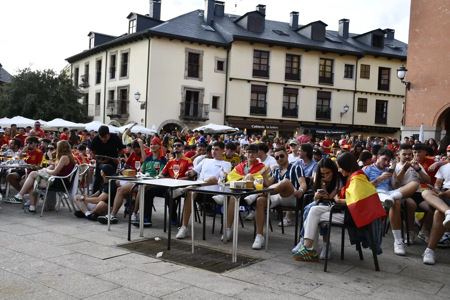 Ponferrada vive la final de la Eurocopa