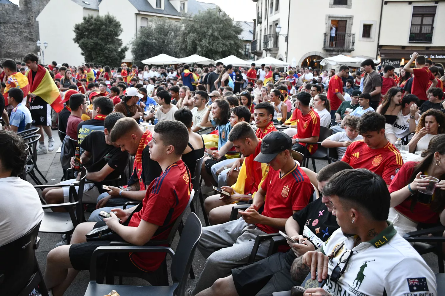 Ponferrada vive la final de la Eurocopa