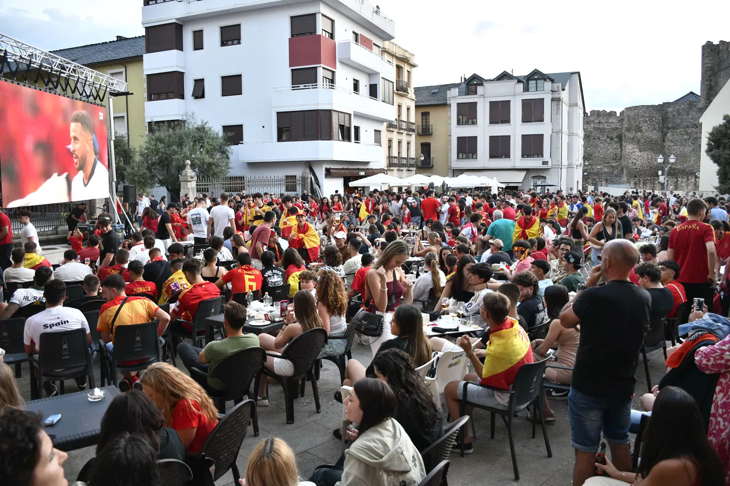 Ponferrada vive la final de la Eurocopa