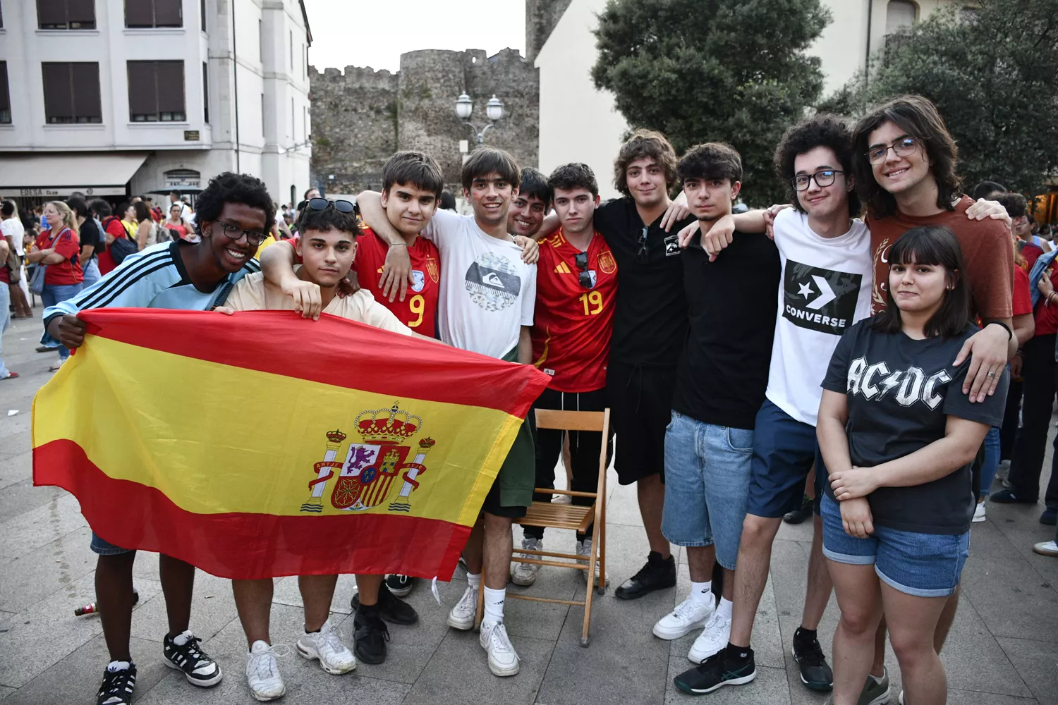 Ponferrada vive la final de la Eurocopa