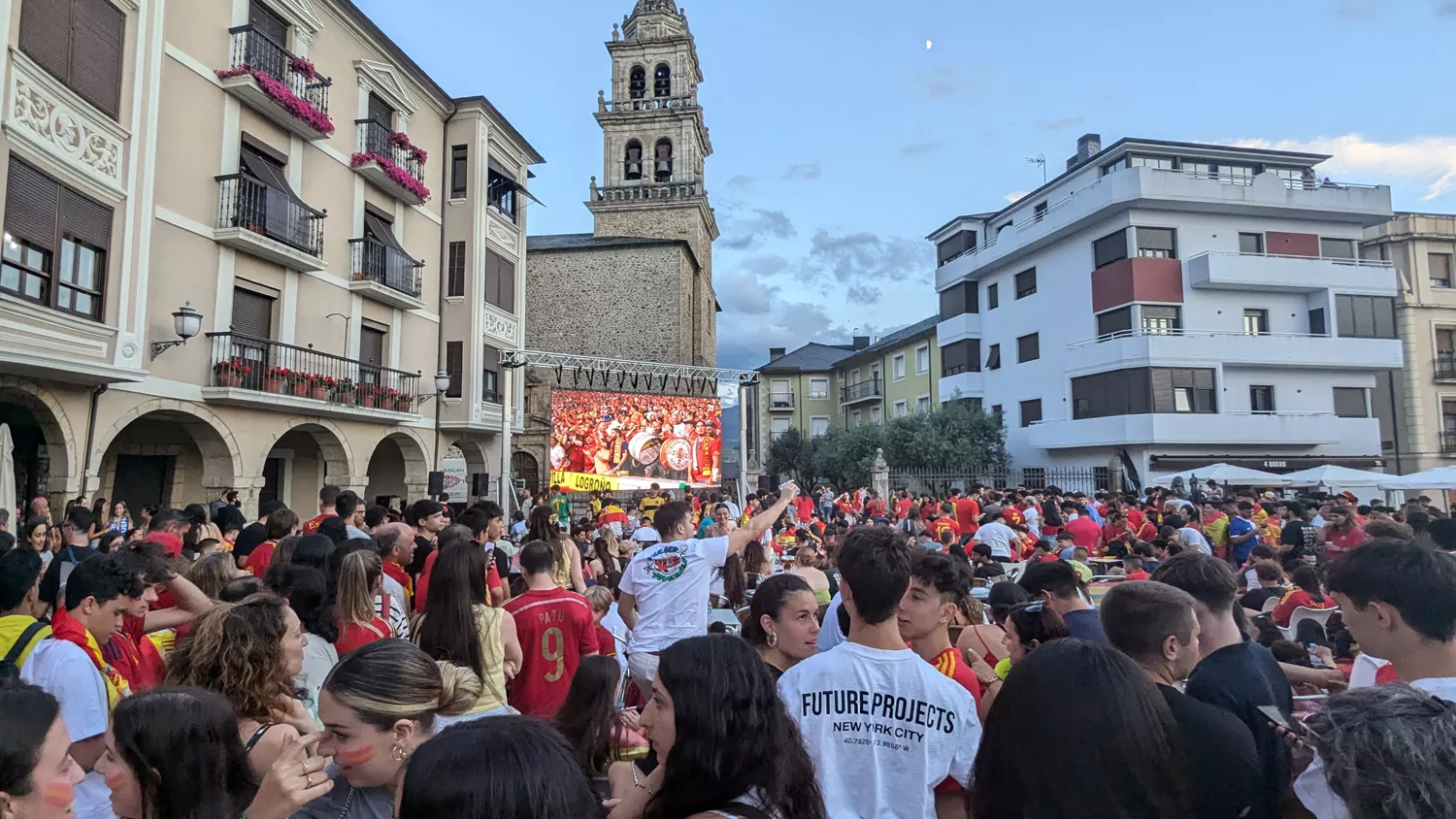 Ponferrada vive la final de la Eurocopa