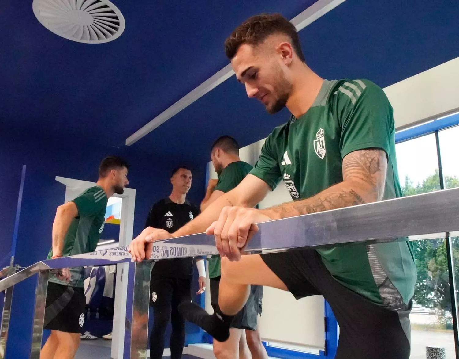 Primer entrenamiento de la Ponferradina para la temporada 24/25 